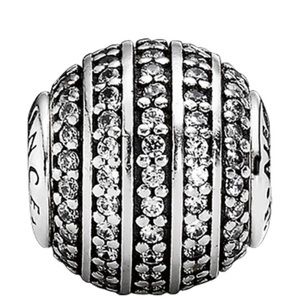 NEW Pandora ESSENCE Confidence Charm with Clear Zirconia Sterling Silver